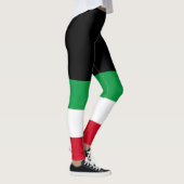 Kiss meine Cannoli lustige italienische Flagge Leggings (Rechts)