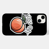 Kiss meine Pfirsichpfirsiche Funny Frucht Case-Mate iPhone Hülle (Rückseite (Horizontal))