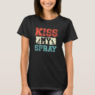 Kiss meine Spray Kiteboarding Kitesurfing Kitesurf T-Shirt