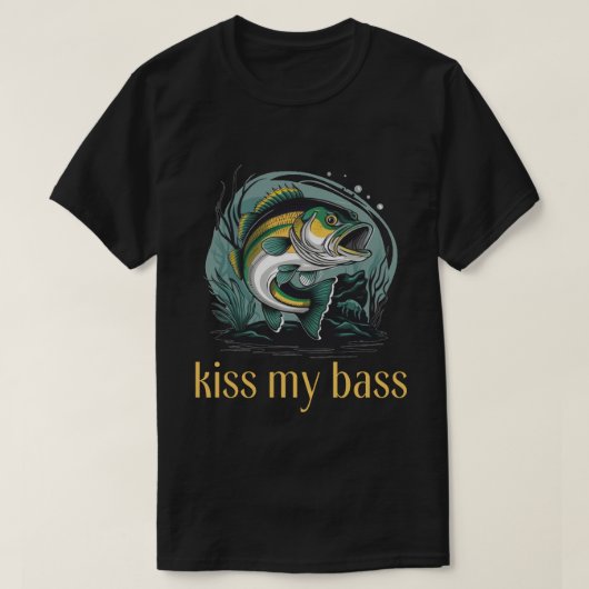 Kiss meinen Bass T-Shirt (Design vorne)