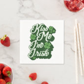 KISS MICH, ICH BIN IRISH / Party Napkins Serviette (Beispiel)