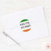 KISS MIR, ICH BIN IRISH RUNDER AUFKLEBER (Umschlag)