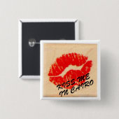 KISS MIR IN KAIRO BUTTON (Vorne & Hinten)