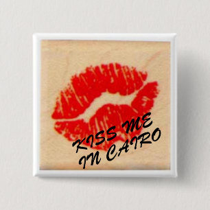 KISS MIR IN KAIRO BUTTON