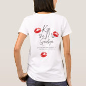 Kiss, Miss Goodbye Bride Personalizable T-Shirt (Rückseite)