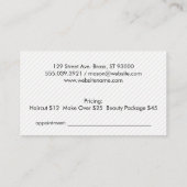 Kiss & Monogram Terminkarte (Rückseite)