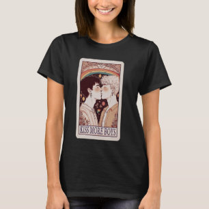 Kiss More Boys Gay Kissing für Gay Pride Monat T-Shirt