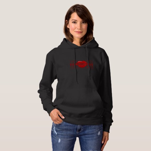 Kiss More Girls Lesbian Bisexual LGBT Pride Femini Hoodie (Vorne ganz)