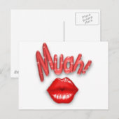 Kiss, muah postkarte (Vorne/Hinten)