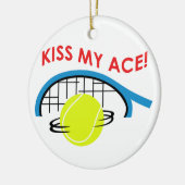 Kiss my Ace Keramik Ornament (Links)