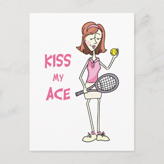 Kiss My Ace Postkarte (Vorderseite)