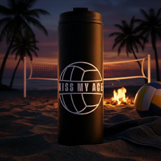 Kiss my Ace Thermosbecher