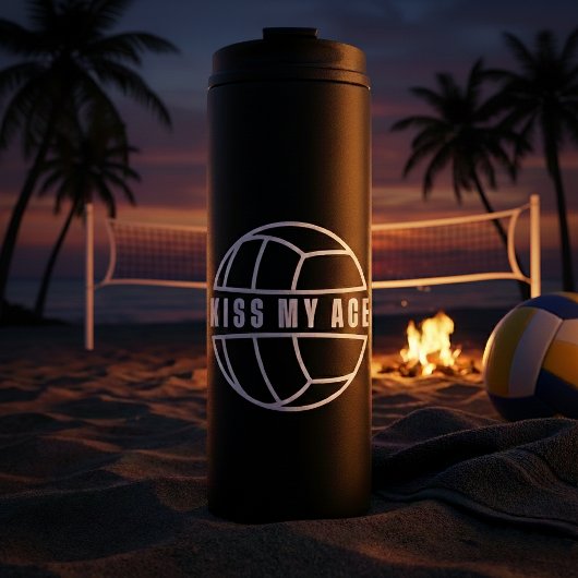 Kiss my Ace Thermosbecher