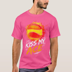 Kiss My Ace Volleyball Player Beach Volleyball T-Shirt