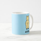 Kiss my Alpacass Funny Kaffeetasse (VorderseiteRechts)