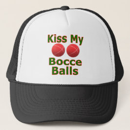 Kiss My Bocce Balls Truckerkappe