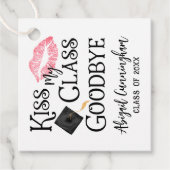 Kiss My Class Goodbye Funny Abschluss Geschenkanhänger (Vorderseite)