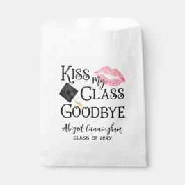 Kiss My Class Goodbye Funny Abschluss Personalisie Geschenktütchen