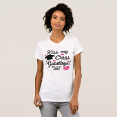 Kiss My Class Goodbye Funny Abschluss T-Shirt (Vorne ganz)