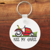 KISS MY GRASS SCHLÜSSELANHÄNGER (Vorderseite)