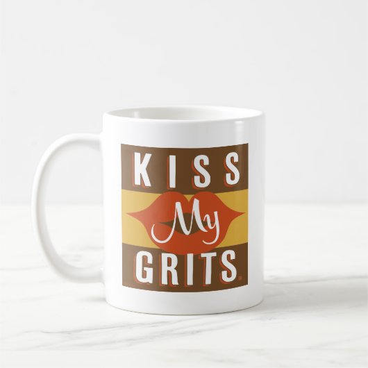 Kiss My Grits Kaffeetasse (Links)