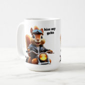 Kiss my Grits Kaffeetasse (Vorderseite Links)