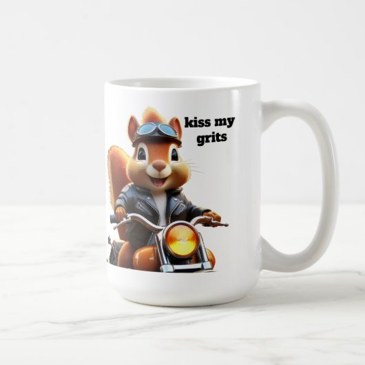Kiss my Grits Kaffeetasse (Rechts)