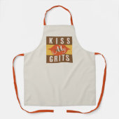Kiss My Grits Schürze (Vorderseite)