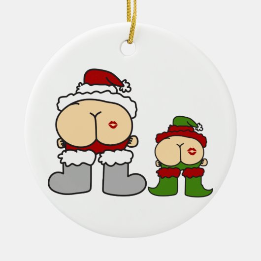 Kiss My Keramik Ornament (Vorne)