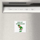 Kiss My Leprechaun Magnet (In Situ (Geschirrspüler))