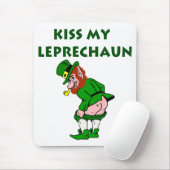 Kiss My Leprechaun Mousepad (Mit Mouse)