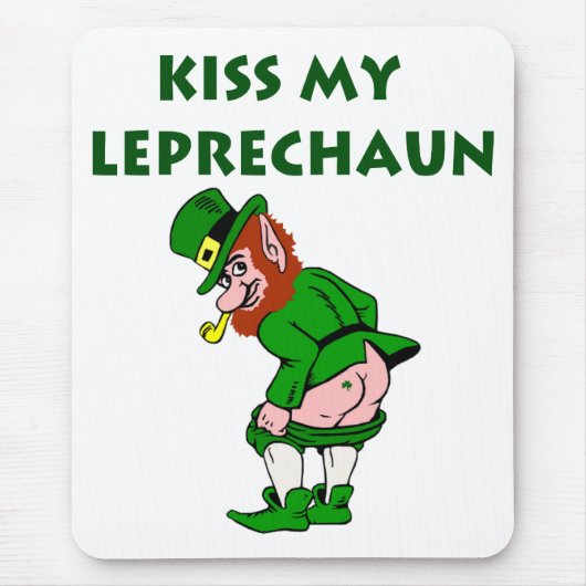 Kiss My Leprechaun Mousepad (Vorne)