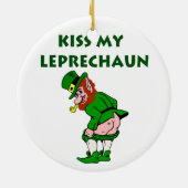 Kiss My Leprechaun Ornament (Hinten)