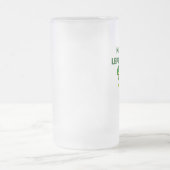 Kiss My Leprechaun-Tasse Mattglas Bierglas (Mittel)