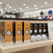 'Kiss my putt' Cheeky Funny Gift Friends Vaters Golfball