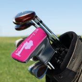 Kiss My Putt Cheeky Golf Head Dackel Mamas Golf Headcover (In Situ)