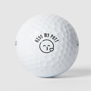 Kiss My Putt - Funny Golf Pub Golfball