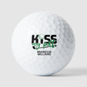 Kiss My Putt Golfball (Vorderseite)