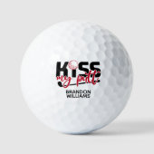 Kiss My Putt Golfball (Vorderseite)