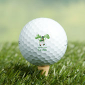 'Kiss My Putt, I'm Irish' Playful St Patrick's Day Golfball (Insitu T-Shirt)