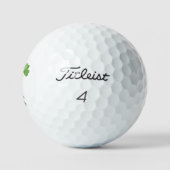 'Kiss My Putt, I'm Irish' Playful St Patrick's Day Golfball (Logo)