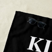 Kiss My Putt lustiges Golfhandtuch für Golfer Strandtuch (Beispiel)