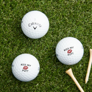 Kiss My Putt Personalisierte Golfbälle: Abruf Golfball