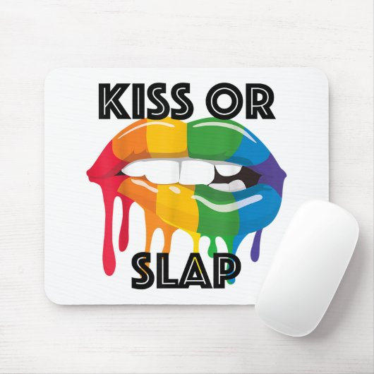 KISS ODER SLAP MOUSEPAD (Mit Mouse)