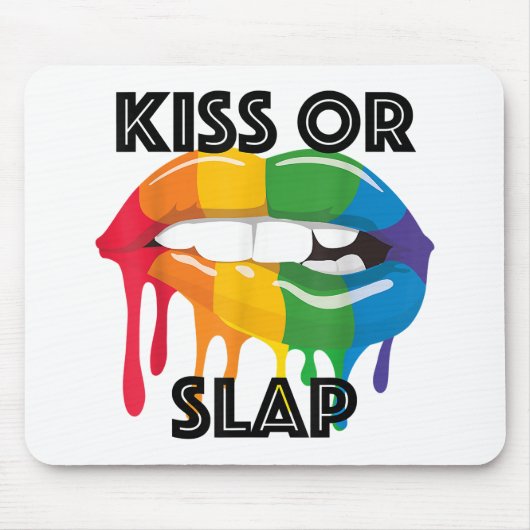 KISS ODER SLAP MOUSEPAD (Vorne)