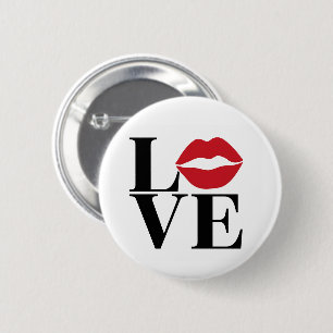 Kiss of Liebe: Red Lips Edition Modern Button Butt