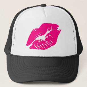 Kiss Pink Lips Truckerkappe