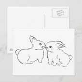 Kiss Postkarte (Vorne/Hinten)