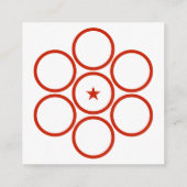 Kiss-Quadrat Treuekarte (Rückseite)