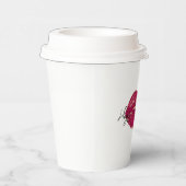 Kiss Red Lips Pappbecher (Rechts)